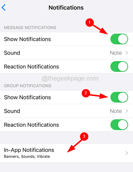 WhatsApp不在iPhone上的通知列表中[已解决]
