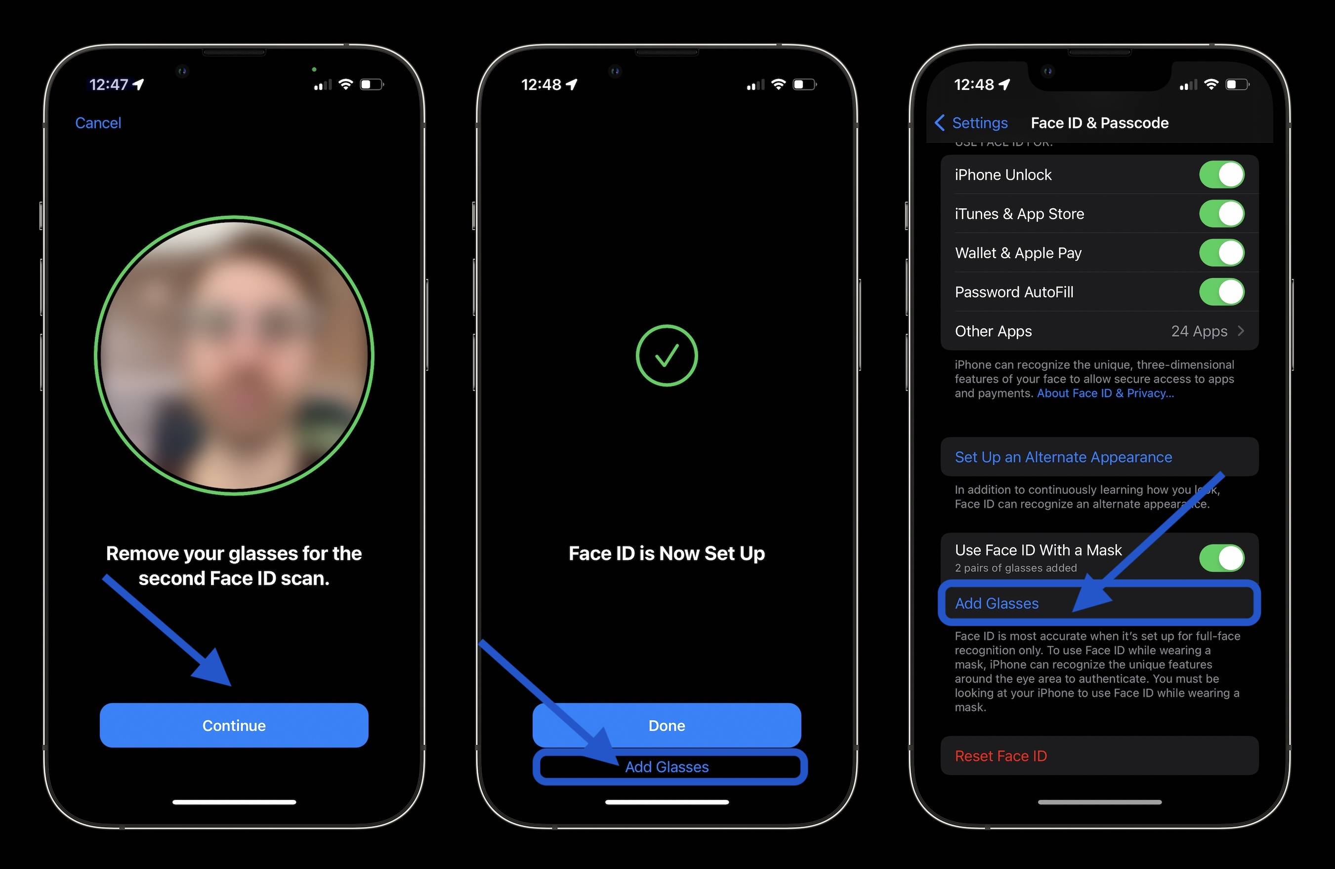 动手操作:这是在 iOS 15.4 测试版中使用带面具的 iPhone 面容 ID 的方法