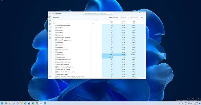 我们首先看一下 Windows 11 22H2 即将推出的任务管理器功能
