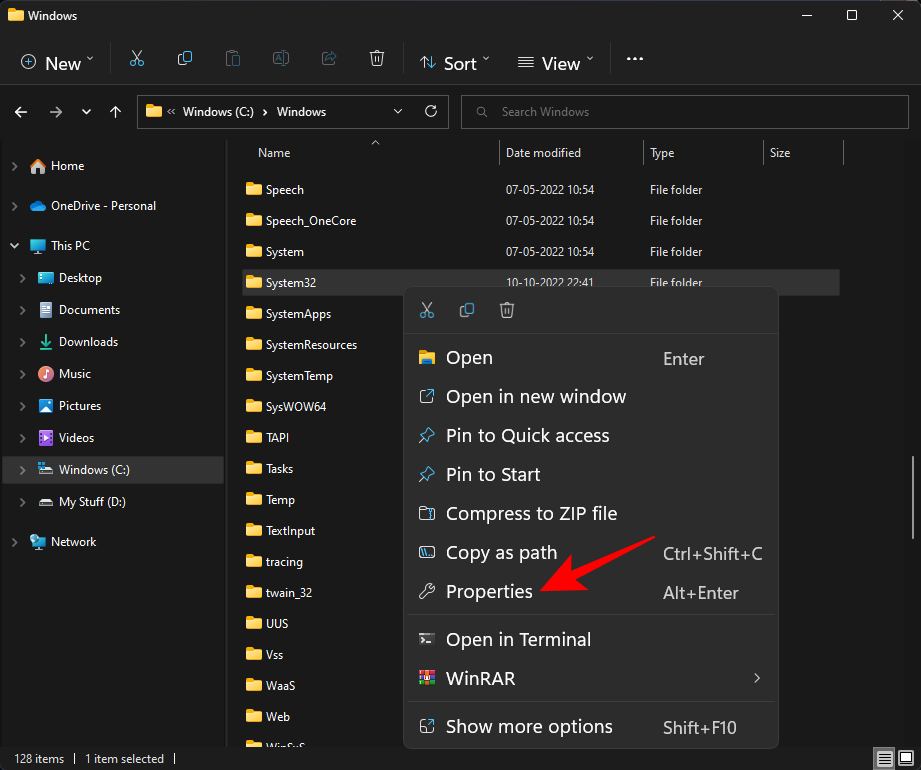 在 Windows 11 或 10 上打开 System 32 文件夹的 3 种方法