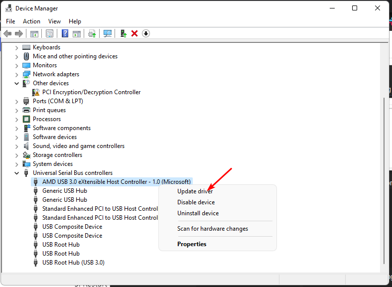 Update-USB-driver