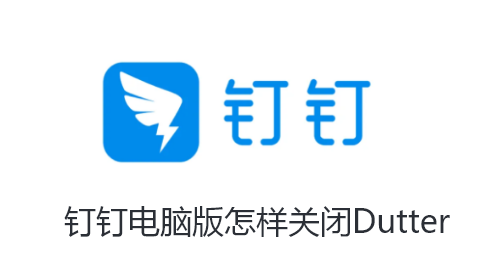 钉钉电脑版怎样关闭Dutter-钉钉电脑版关闭Dutter的方法【图文】