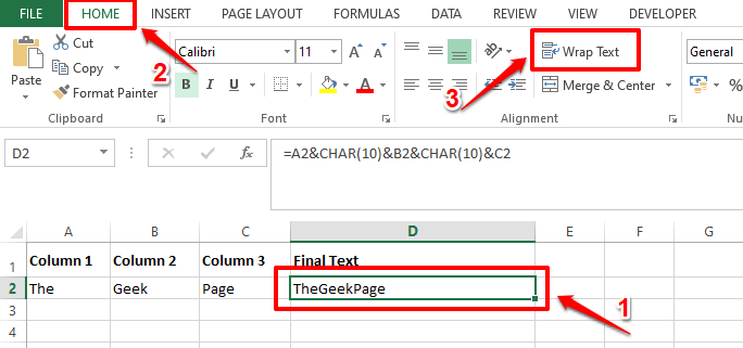 如何在 Microsoft Excel 的单元格中添加新行