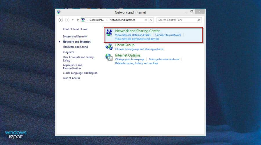 Network-and-sharing-center