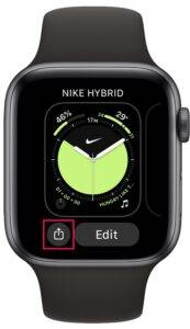 如何从 Apple Watch 分享您的表盘