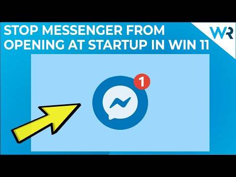 修复:如何阻止 Messenger 在启动时打开