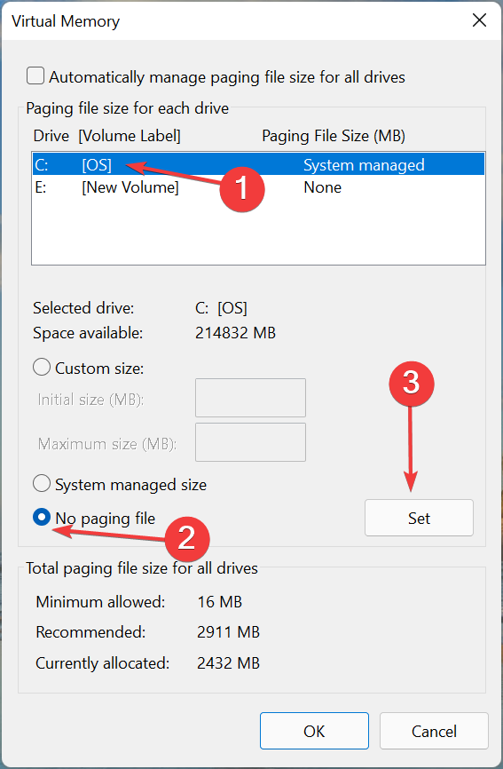 如何在 Windows 11 中增加虚拟内存（页面文件）