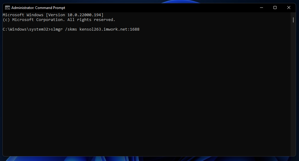 slmgr-skms-command