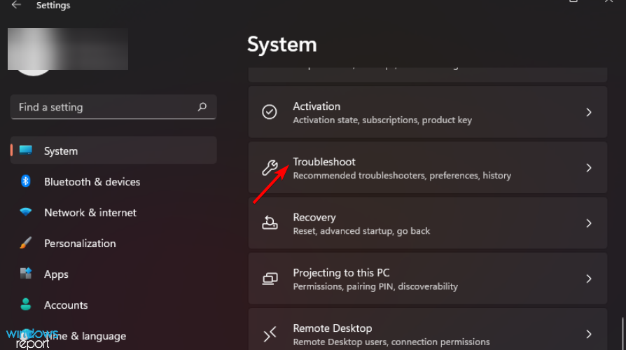troubleshoot