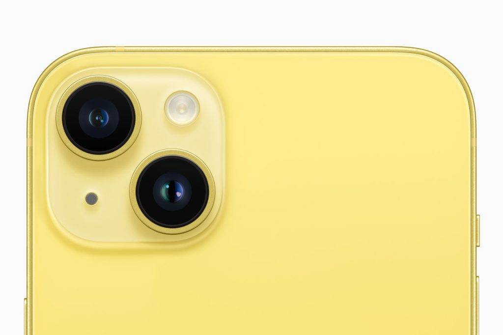Apple 为 iPhone 14 和 iPhone 14 Plus 推出黄色新配色