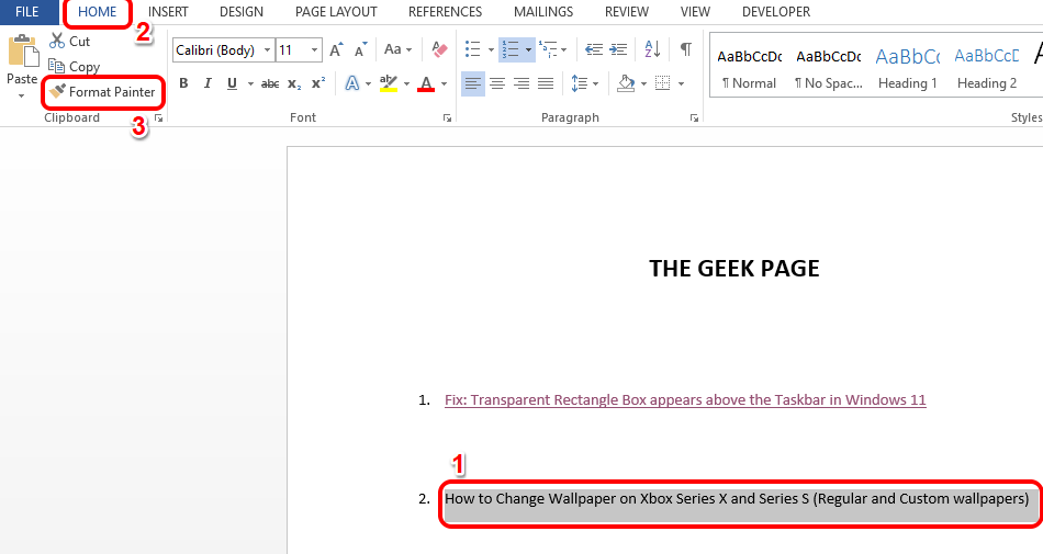 如何将屏幕提示添加到 MS Word 文档