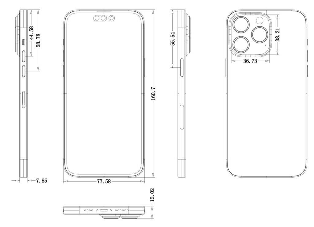 iPhone 14 Pro Max设计图曝光:镜头更厚更突出