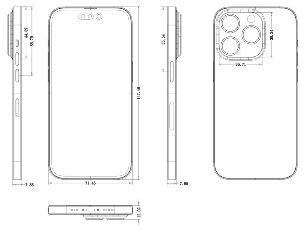 iPhone 14 Pro Max设计图曝光:镜头更厚更突出