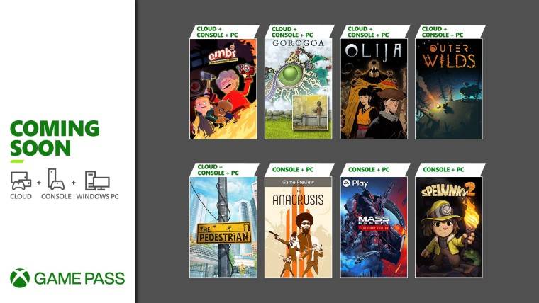 质量效应传奇版、Outer Wilds 等更多内容前往 Xbox Game Pass