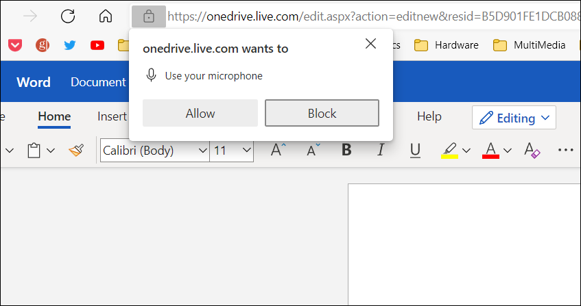 如何在 Microsoft Word 中转录音频文件