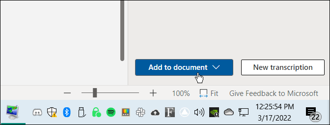 如何在 Microsoft Word 中转录音频文件