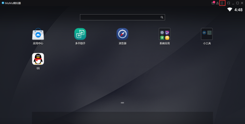 网易MuMu模拟器怎样显示工具栏