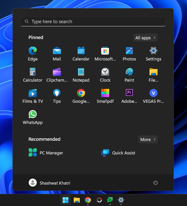 如何更改 Windows 11 中的开始菜单布局