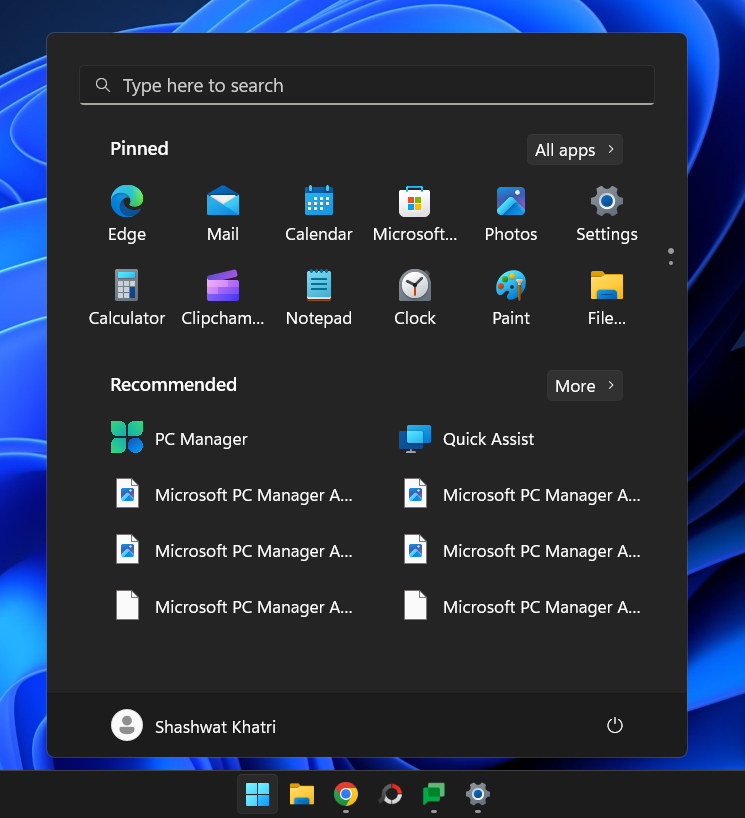 如何更改 Windows 11 中的开始菜单布局