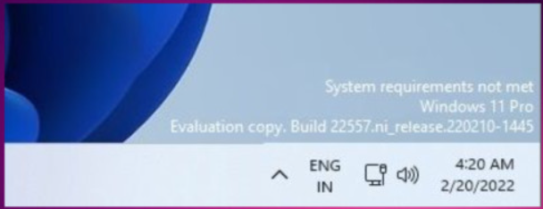 Windows 11“未满足系统要求”水印?怎么删除,操作教程和方法