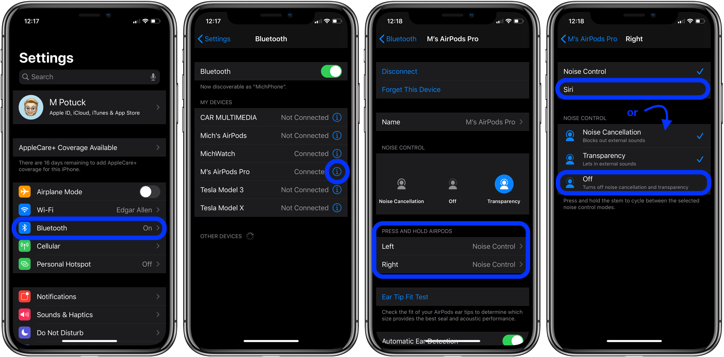 掌握 AirPods Pro 和 AirPods 3 的力传感器控制方法