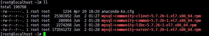 Centos 7下使用RPM安装MySQL 5.7教程