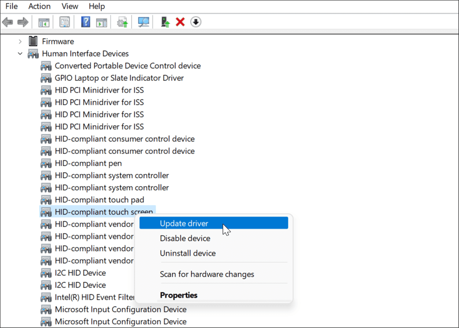 2-Update-driver-windows-11-touchscreen-not-working