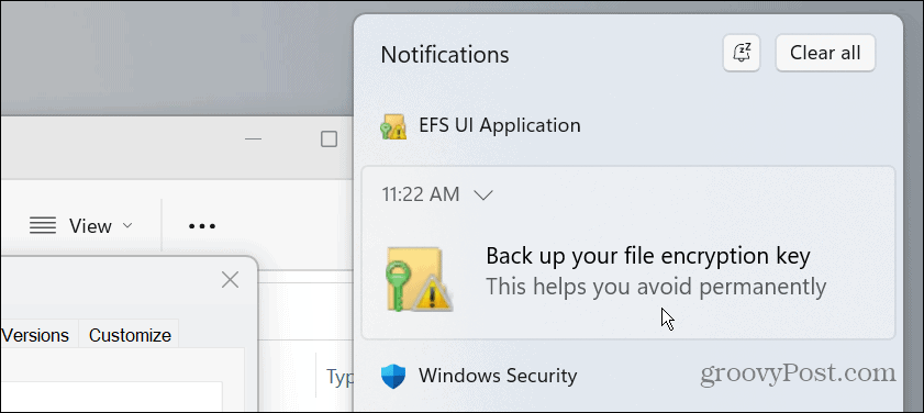 NOTIFICATION
