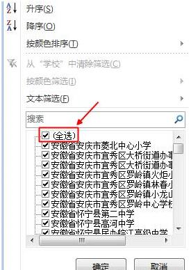 Excel中筛选功能使用教程