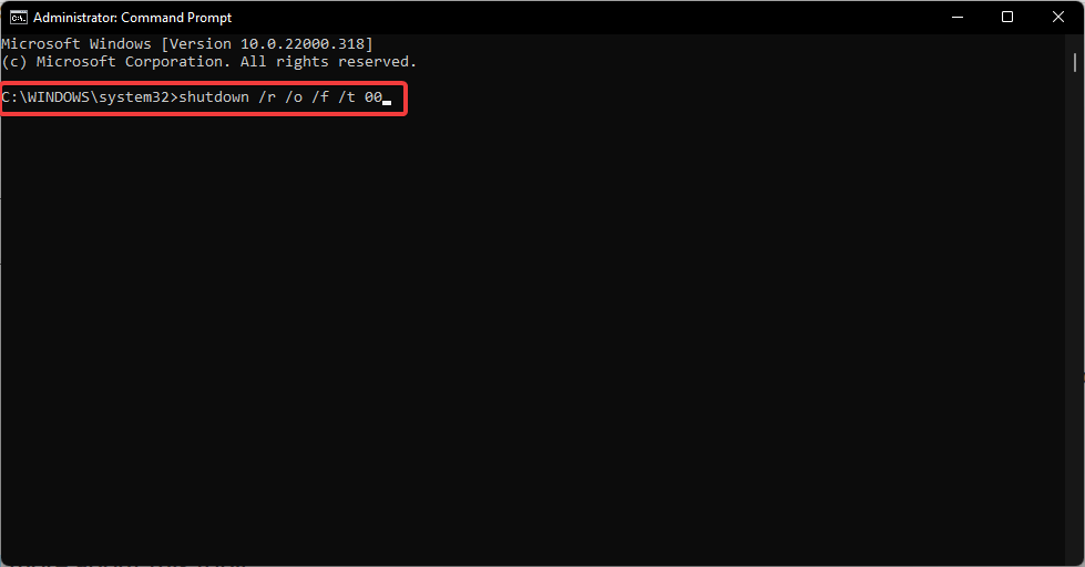 Advanced-startup-command