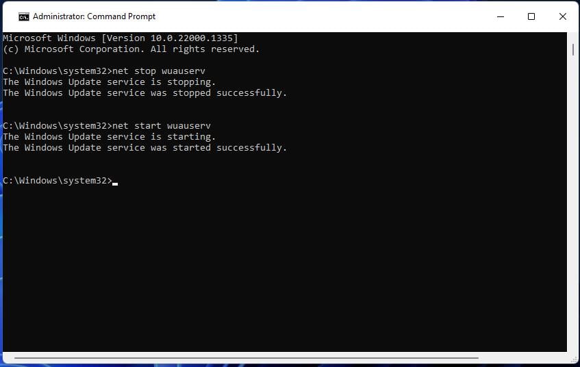 the-net-stop-and-start-commands