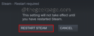 修复：Windows 11 中的 Steam 客户端 WebHelper 高 CPU 使用率
