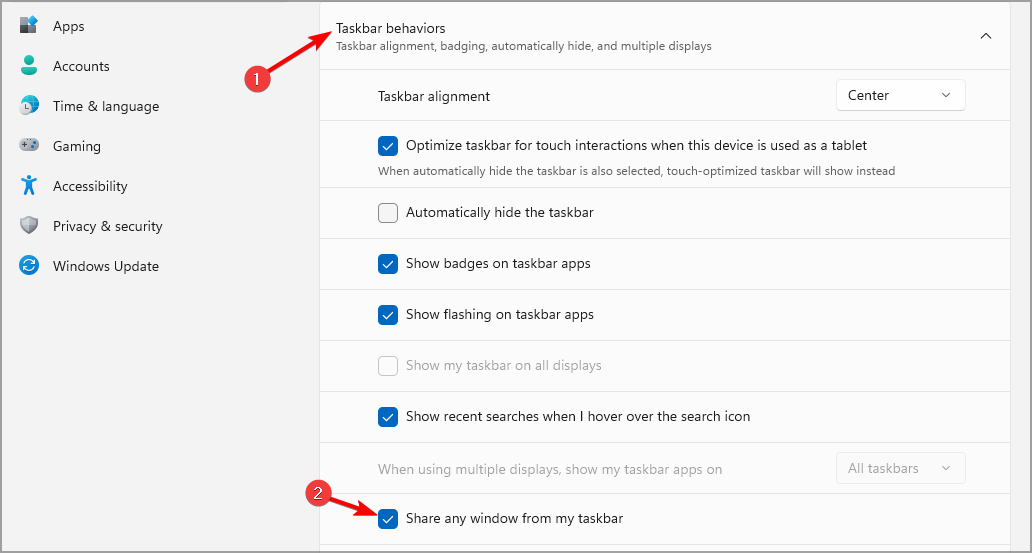 share-video-taskbar