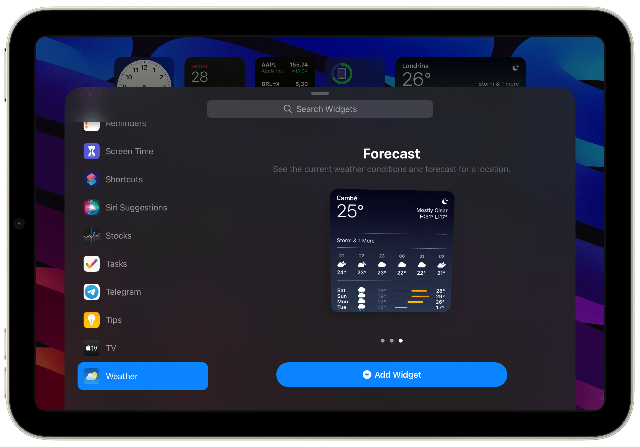以下是如何在 iPadOS 16 上使用适用于 iPad 的全新天气应用程序的所有功能