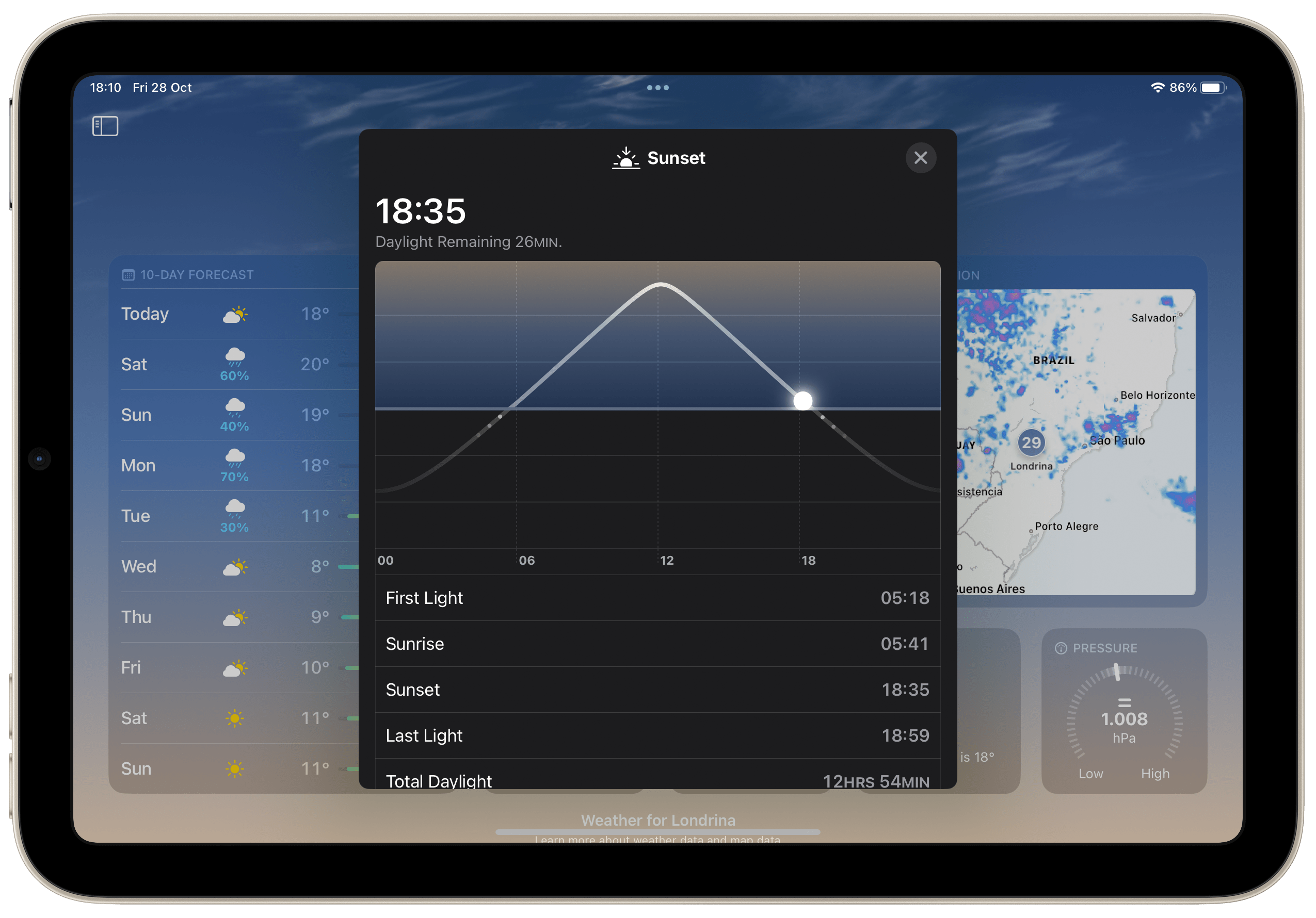 以下是如何在 iPadOS 16 上使用适用于 iPad 的全新天气应用程序的所有功能