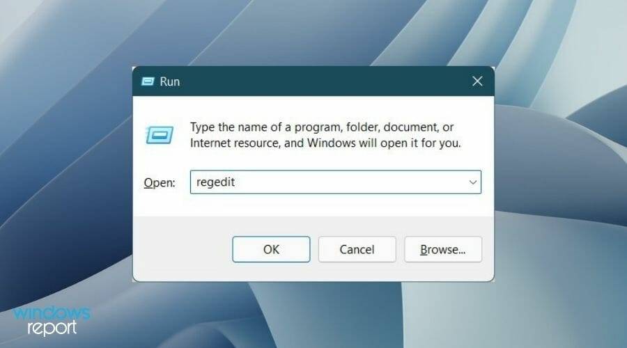 regedit