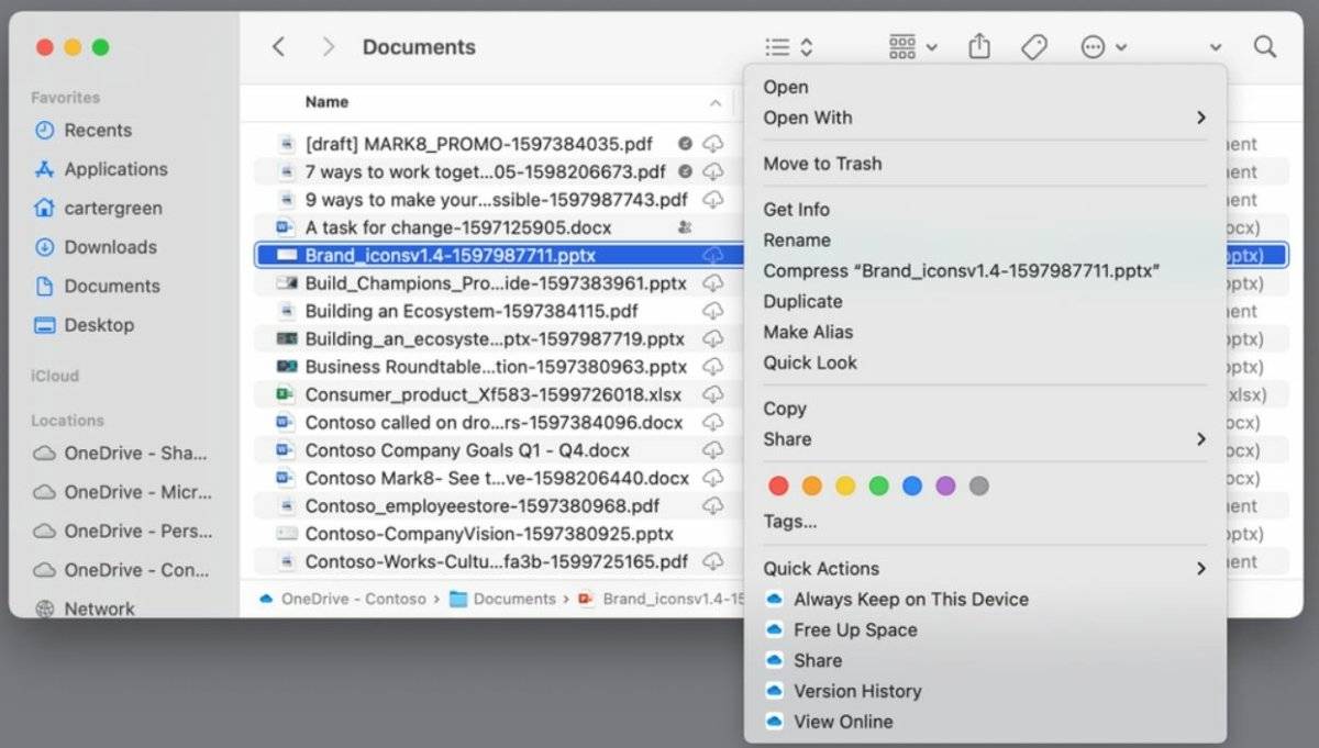 Microsoft 向所有 macOS 12.1 或更高版本的用户推出新的 Files On-Demand 体验