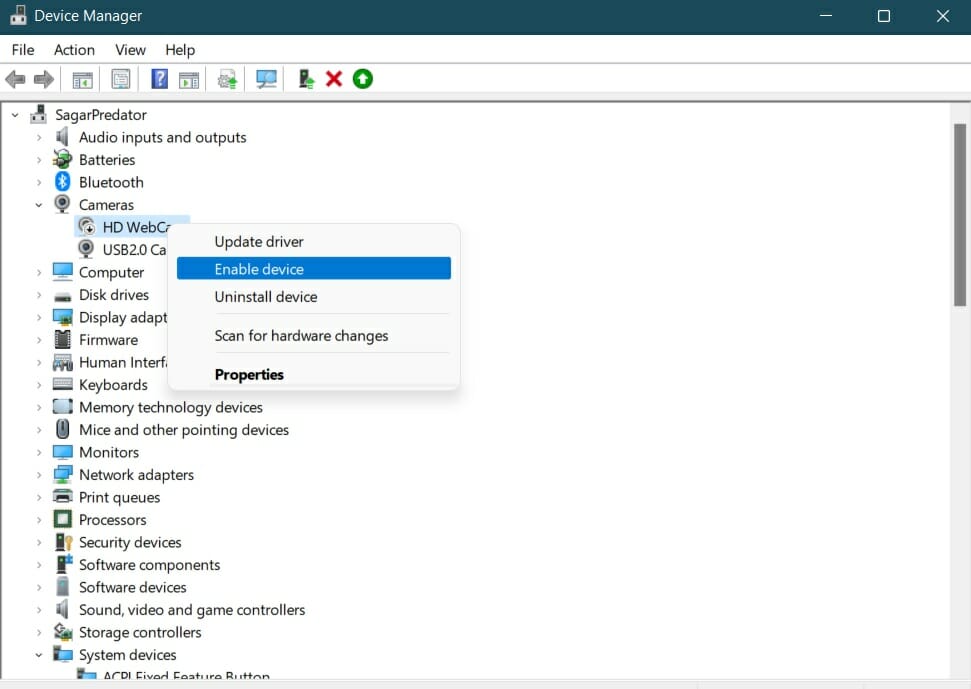 这是在 Windows 11 中更改相机设置的方法