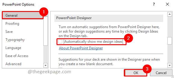 如何在 Powerpoint 中关闭设计理念窗格