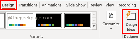 如何在 Powerpoint 中关闭设计理念窗格