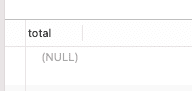 Mysql中使用sum()函数返回null报错怎么解决