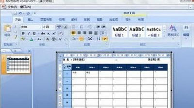 如何在ppt中展示Word表格 在ppt中怎么插入Word表格