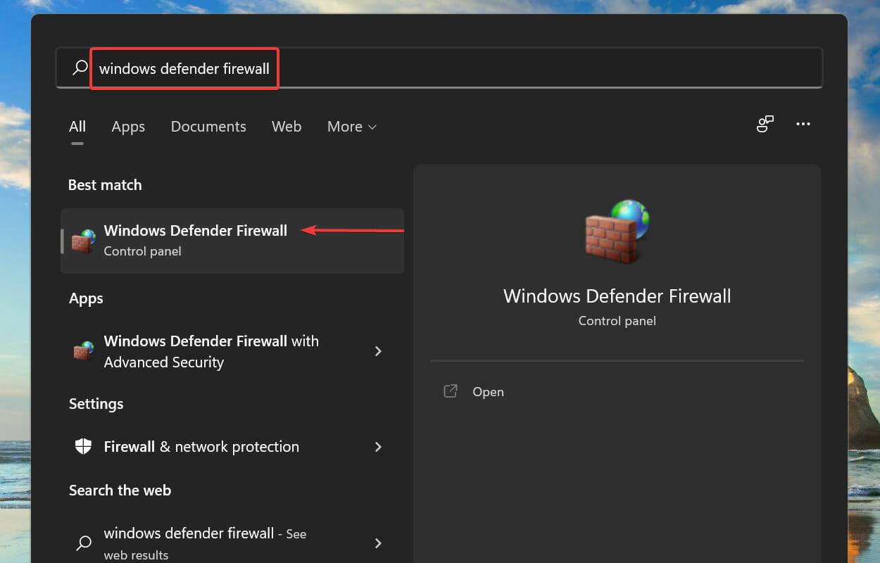 修复:Windows 筛选平台已阻止连接
