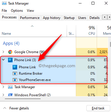 如何在 Windows 11 上修复 YourPhone.exe 高 CPU 使用率
