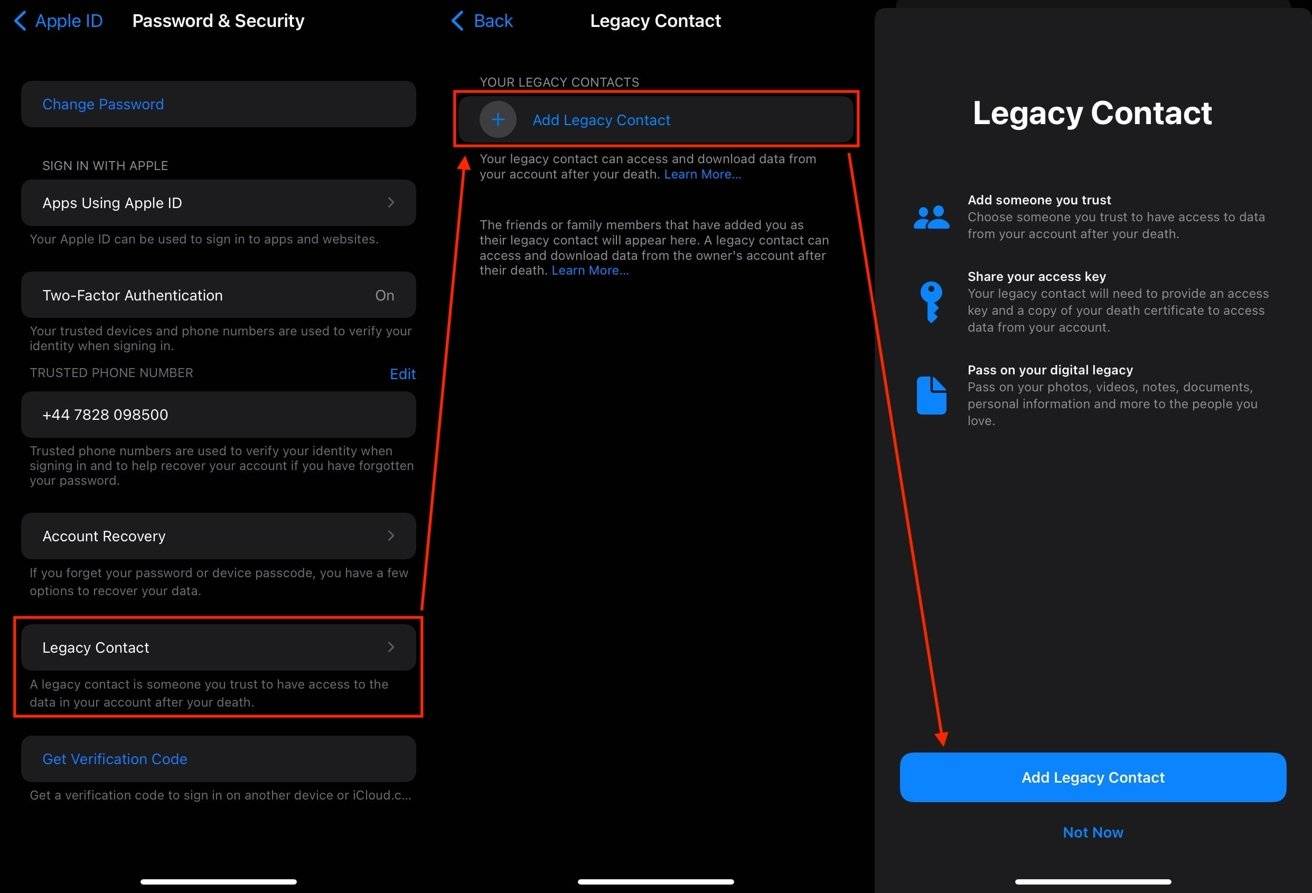 如何在 iOS 15 中设置旧版联系人
