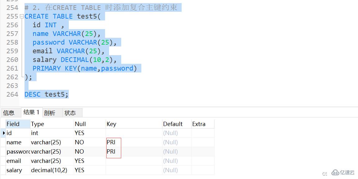 MySQL约束概述及实例分析