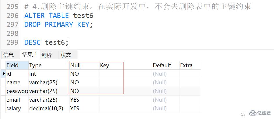 MySQL约束概述及实例分析