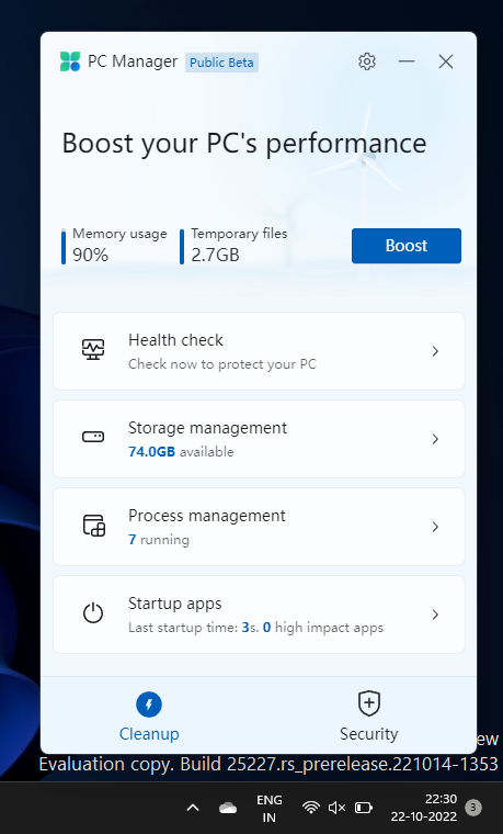 如何在 Windows 11 上使用电脑管家应用程序