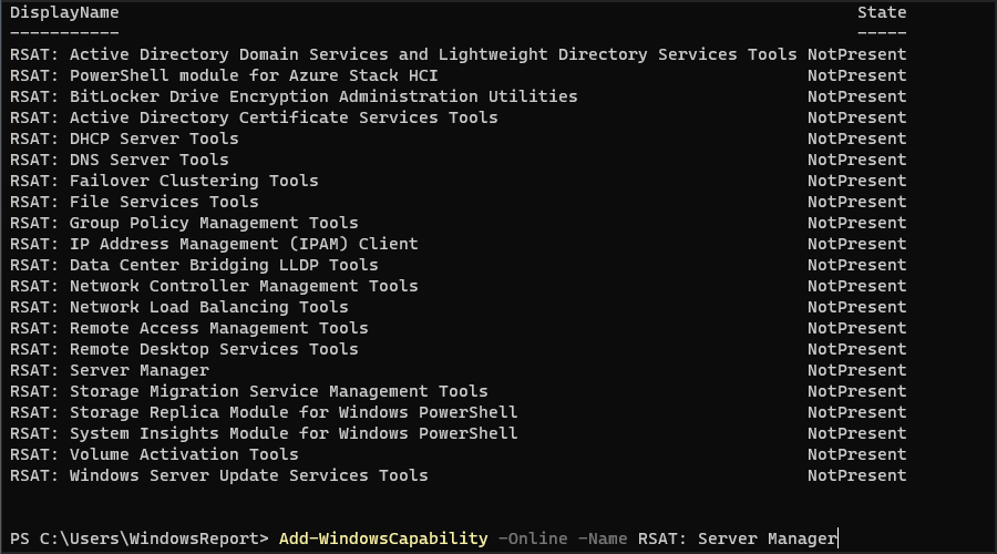 install-RSAT-individual