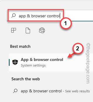 Windows 安全修补程序中缺少应用和浏览器控制选项